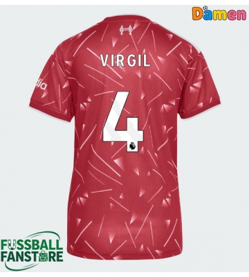 Liverpool Virgil van Dijk #4 Replik Heimtrikot Damen 2026-27 Kurzarm